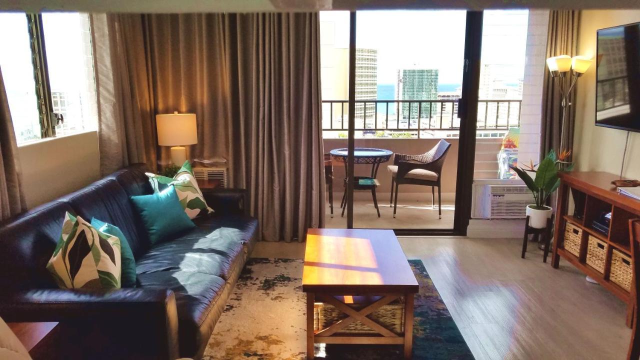 Waikiki Kuhio 1-Bedrm Apt, Ocean View, Free Parking & Wifi Honolulu Luaran gambar